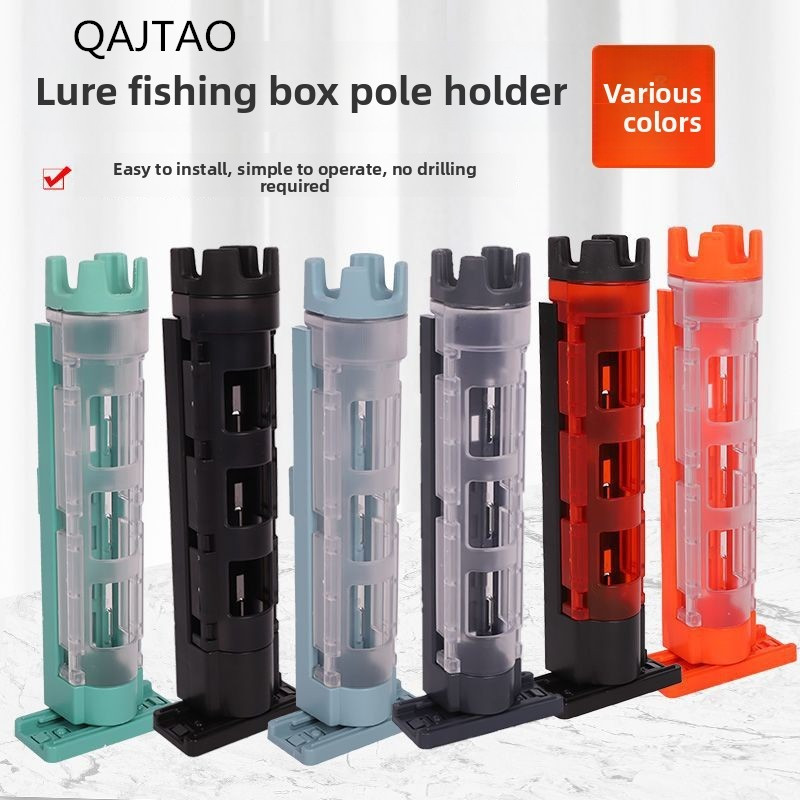 Fishing Rod Case - QAJTAO Kotak Pancing Portabel Multifungsi, Tempat