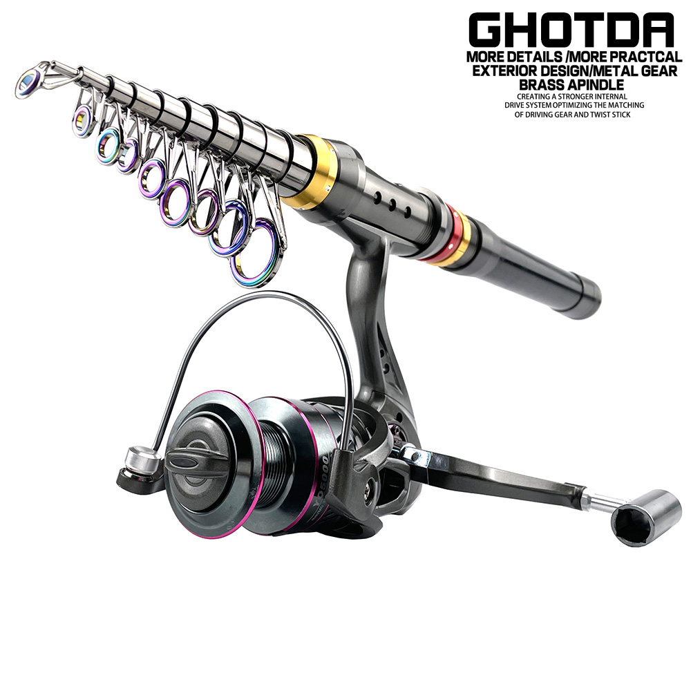 Fishing Rod Surf - 1.8-3.6M Joran Pancing Putar Serat Karbon
